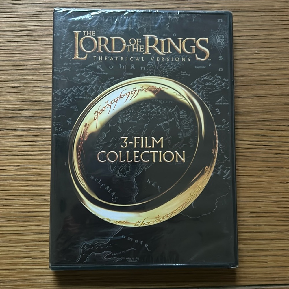The Lord of the Rings 3 Film Collection. Theatrical Version. DVDs. New.
